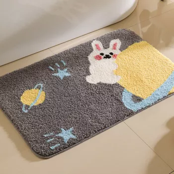 Cute Cartoon Animal Non-Slip Toilet Mat for Safer Floors