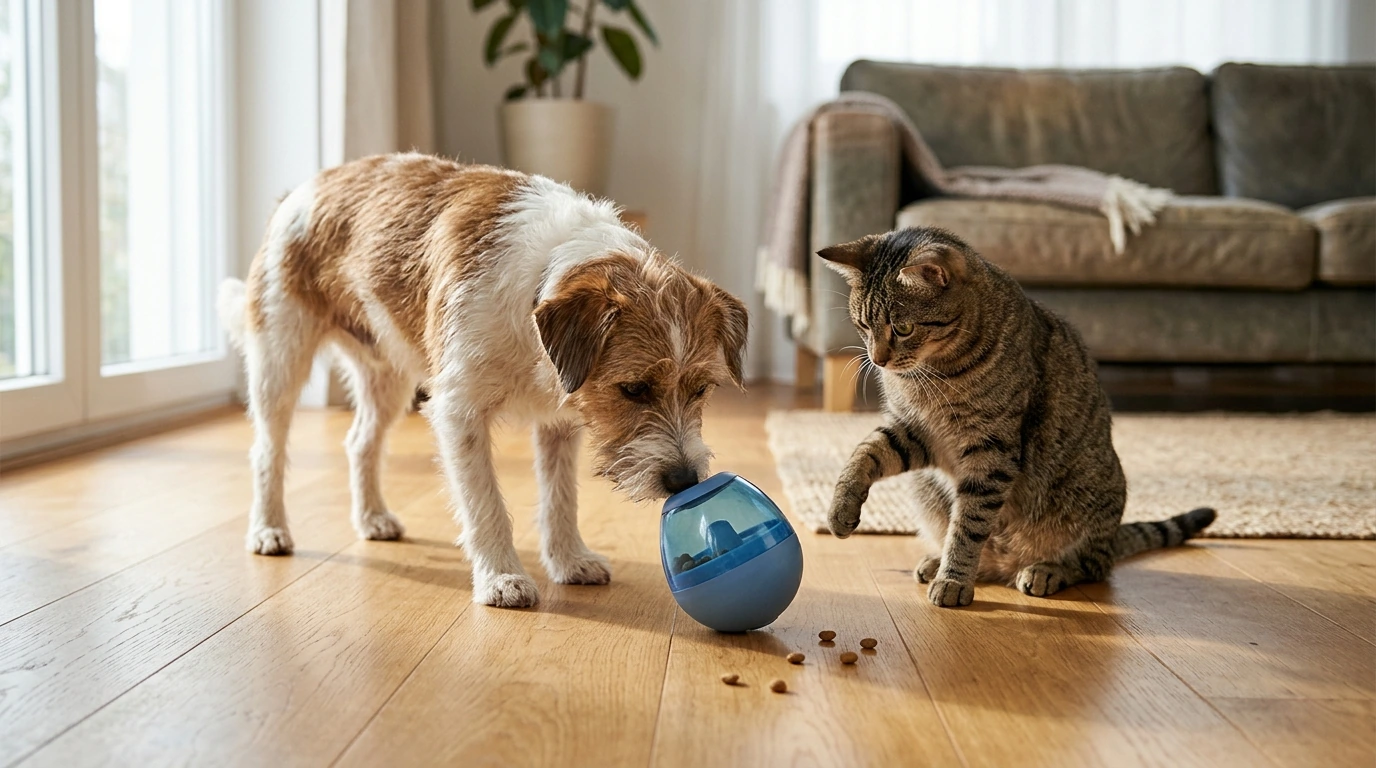 Wobble Treat Tumbler Toy for Dogs & Cats (Interactive)