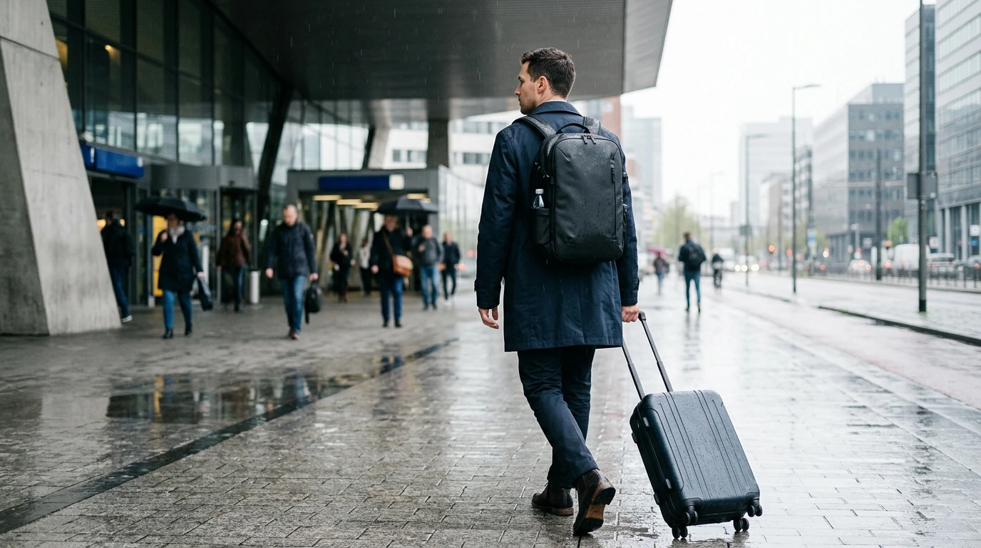 Waterproof 15.6 Laptop Backpack for Commute & Travel