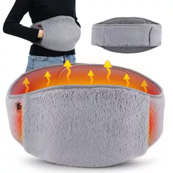 USB Heating Belt with Hand Pockets: Portable Cramp Relief