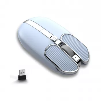 Ultra-Slim 2.4G USB Wireless Mouse for Travel Work
