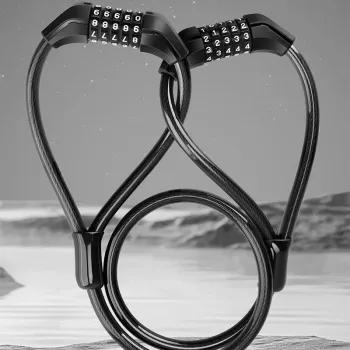 Double-Headed Combo Cable Lock: Fast, Flexible Security